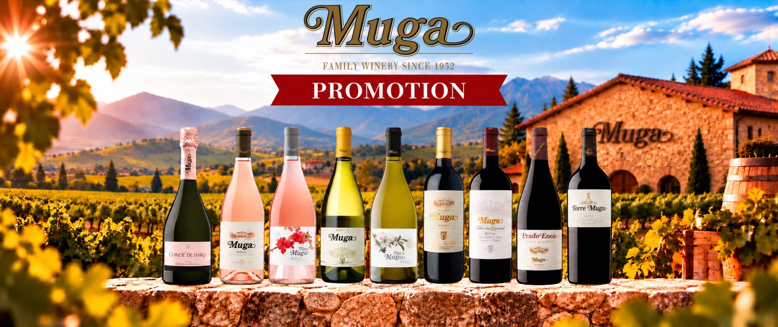 Wines Wholesales: 日常饮用酒最便宜, S$22 起, 另有 Muga 礼盒