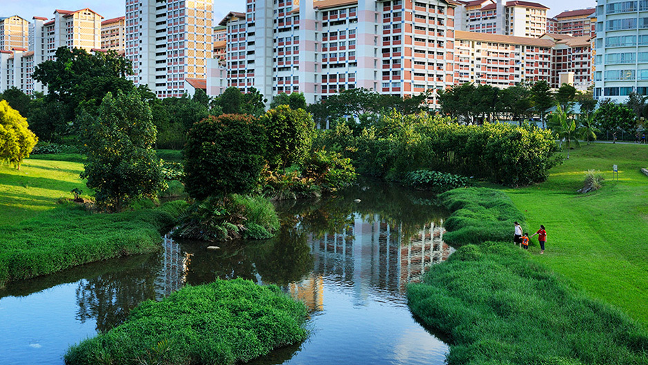 Bishan-Ang Mo Kio Park: Water Playground & Riverside Cycling