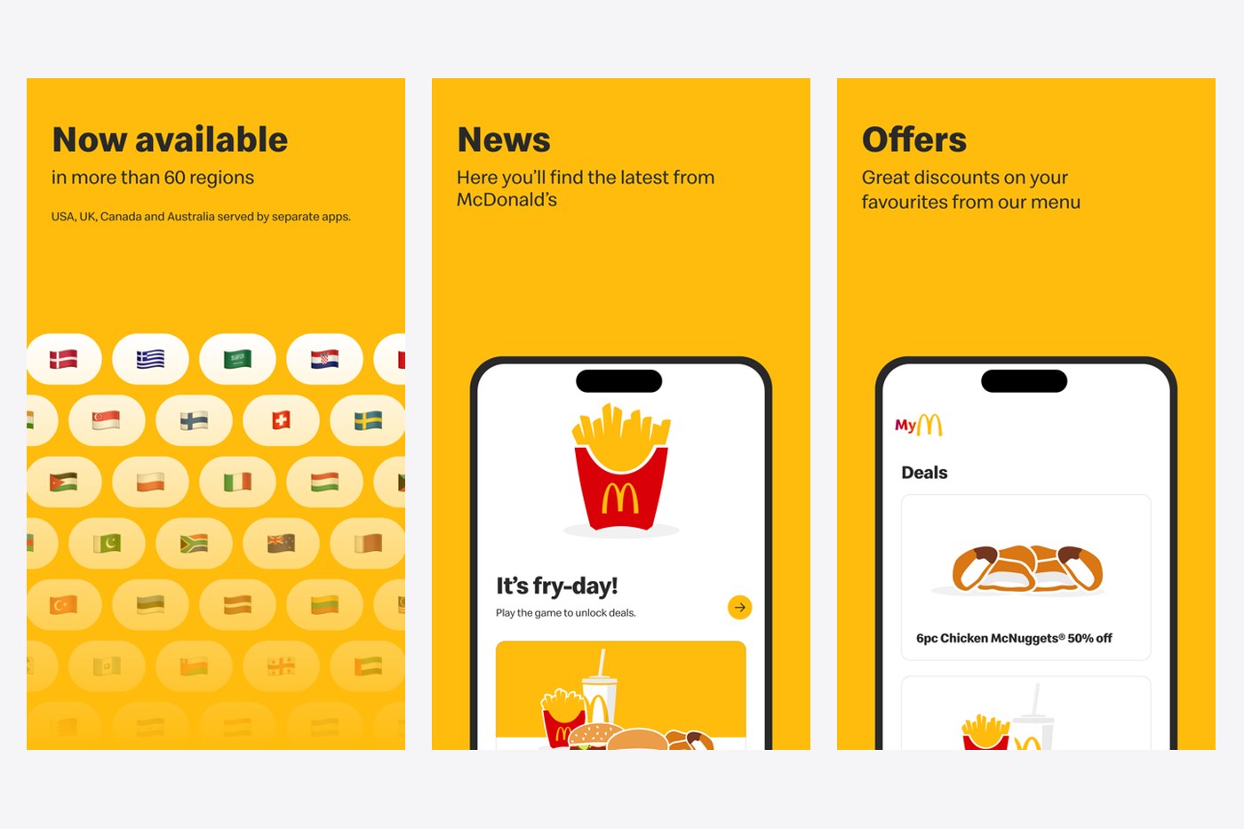麦当劳:McDonald's App 的 Mobile Order