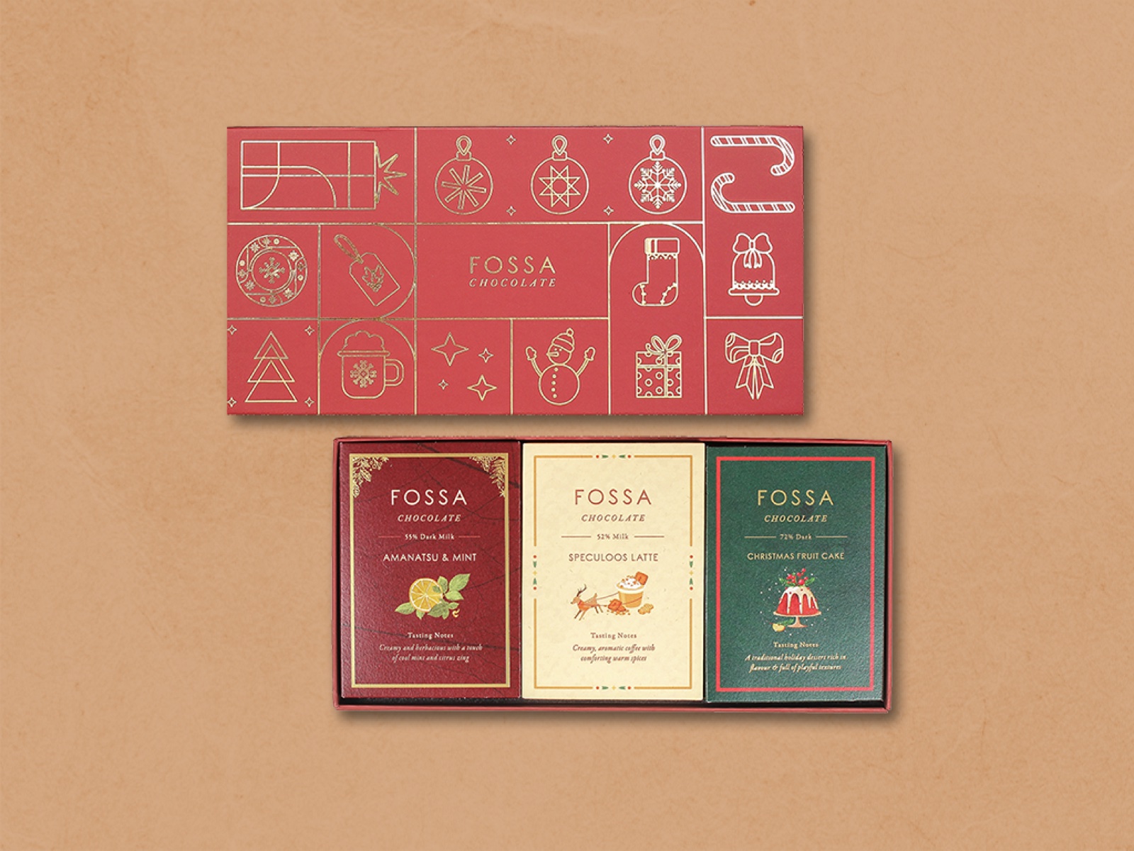 Fossa Chocolate: local bean-to-bar, Christmas gift set from $45
