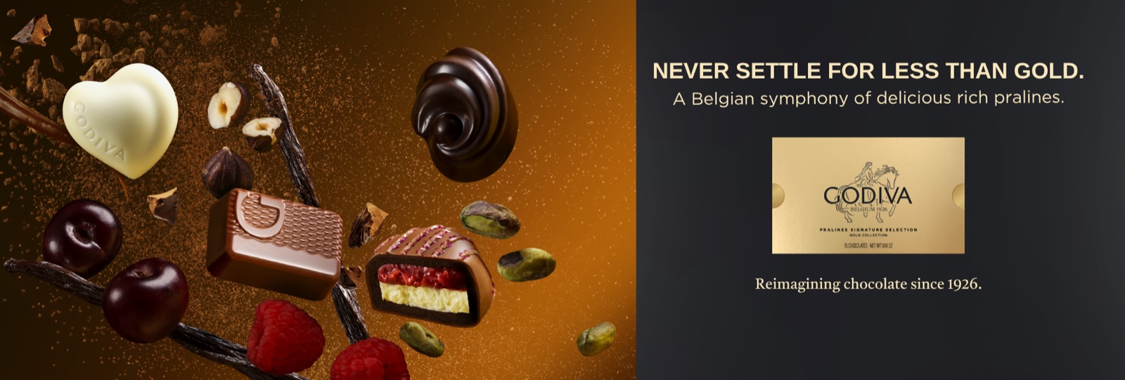 Godiva: Belgian gift boxes from $59 and a 10% VIP discount