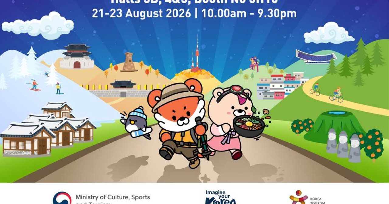Korea Tourism Organization (Booth 5H10) — Free Gifts Worth Up to S$80 on Korea Packages