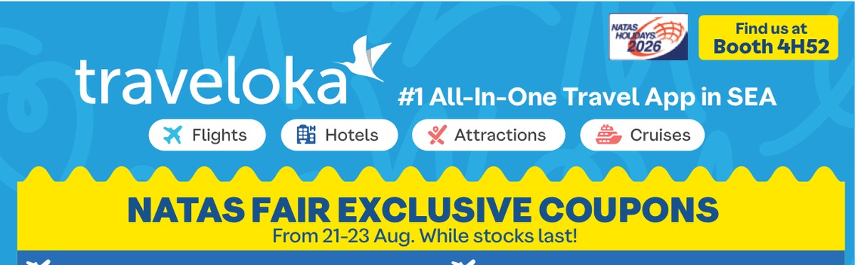 Traveloka (Booth 4H52) — The Only Full Promo-Code Sheet at the Fair