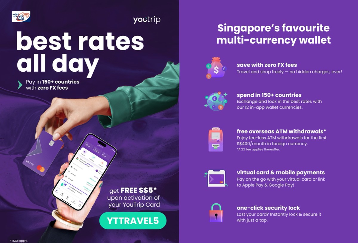 YouTrip (Booth 4H26) — Free S$5 on Activation, and the FX Fees You Stop Paying