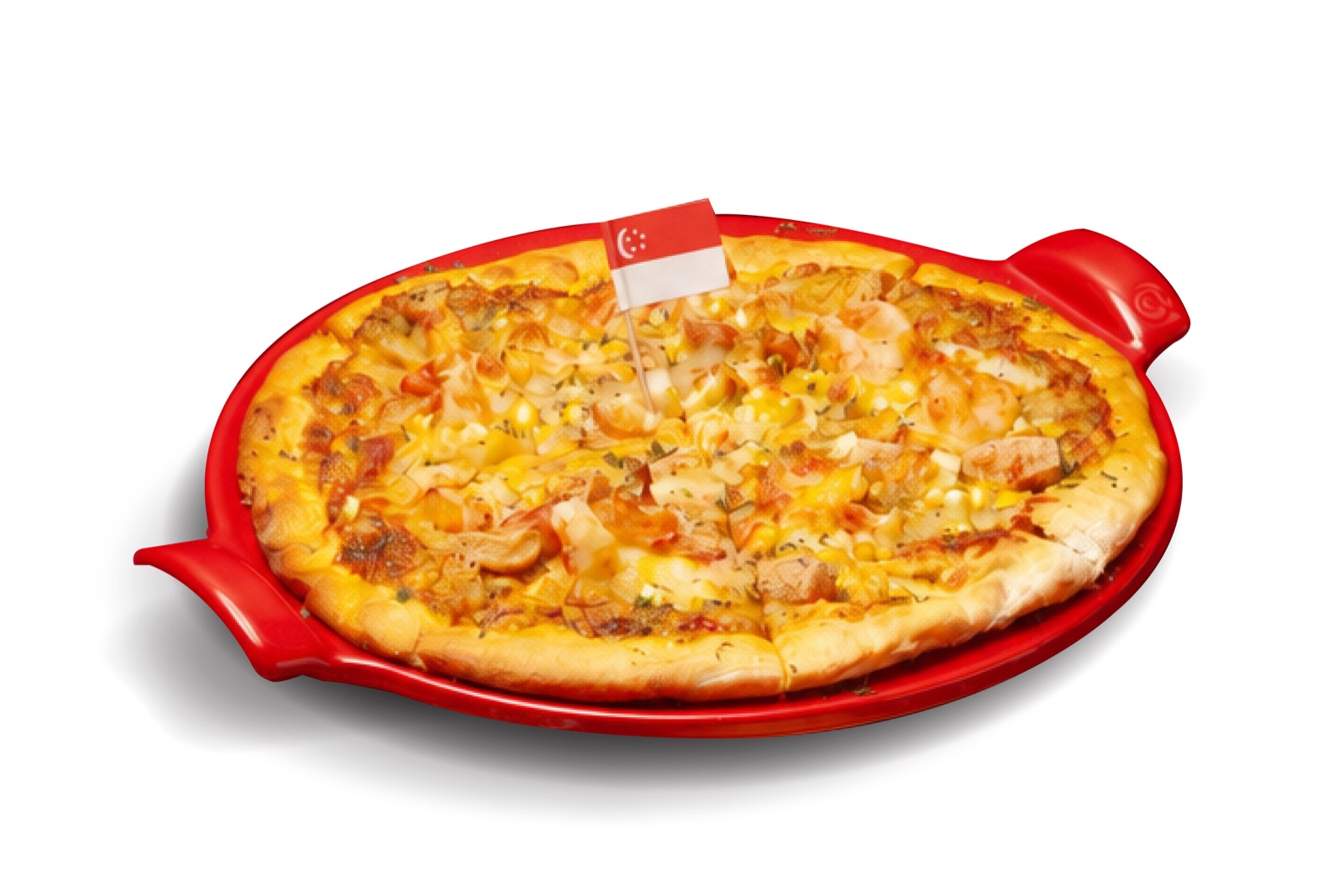 Swensen's — 本地风味菜单:新加坡叻沙披萨与福建面 $18.61 + $61 家庭套餐