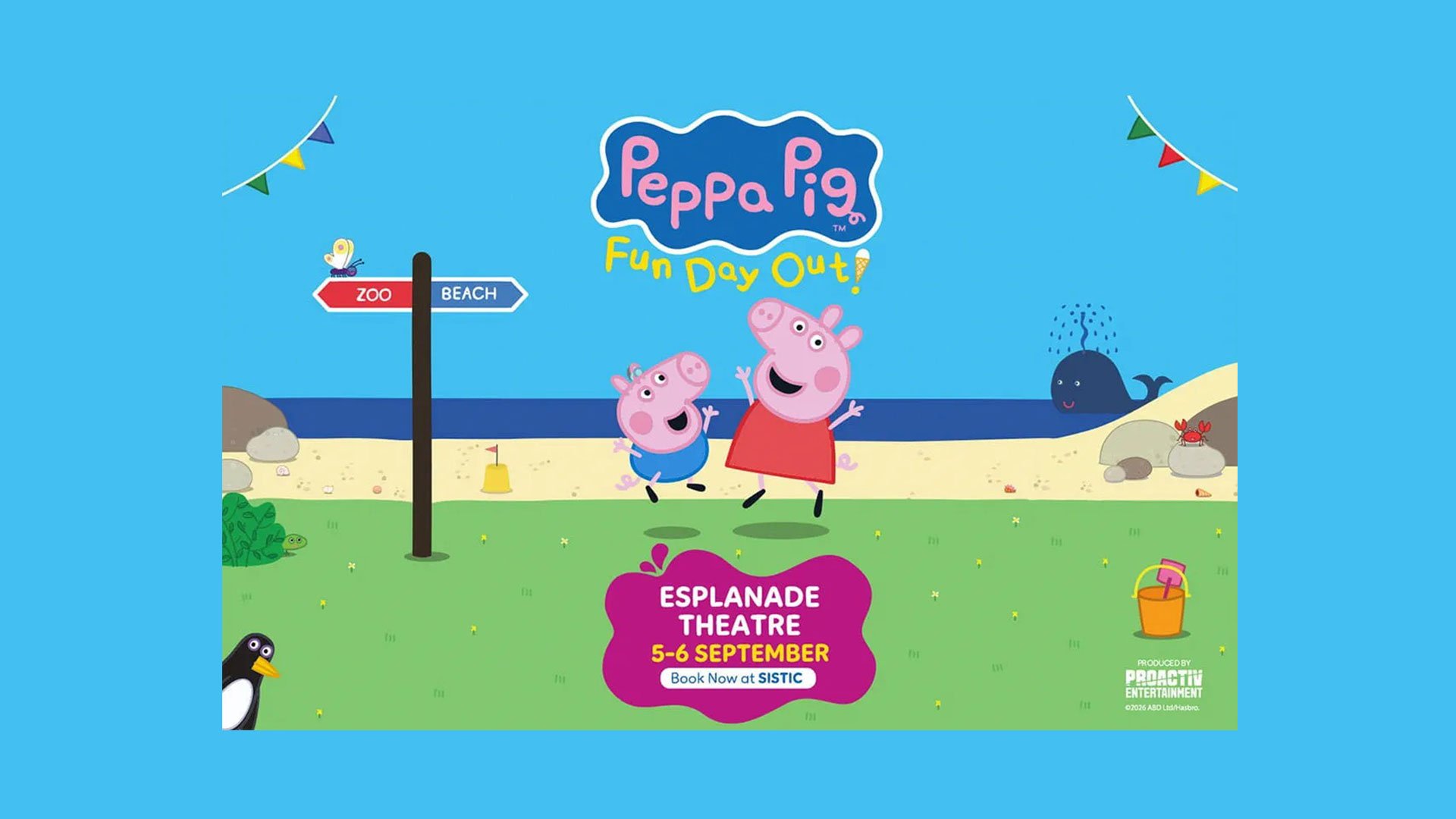 PEPPA PIG Fun Day Out! — The Live Show's Singapore Debut, 5 & 6 Sep at Esplanade Theatre