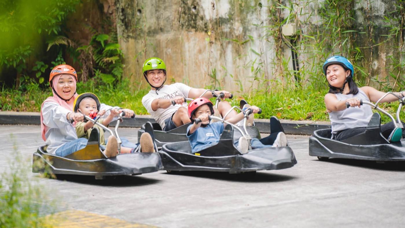 Skyline Luge Sentosa: From S$28 for 2 rides, S$31-S$42 for 3 (Skyride included)