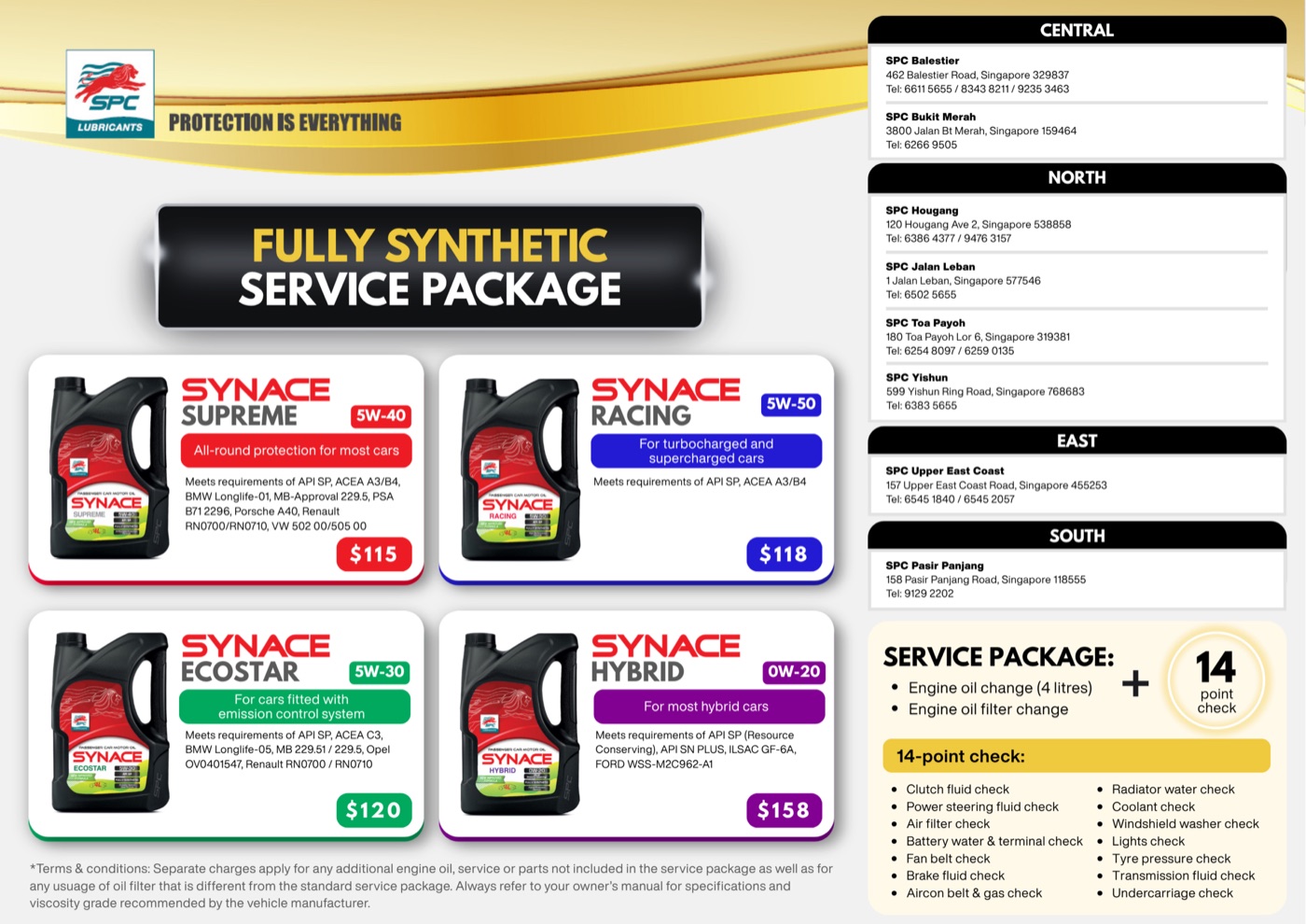 SPC SpeedyCare — 8 个站点, 也是本榜唯二星期日营业的维修厂, 但 SPC 自家网站同时挂着两份相差 $10 的价目表