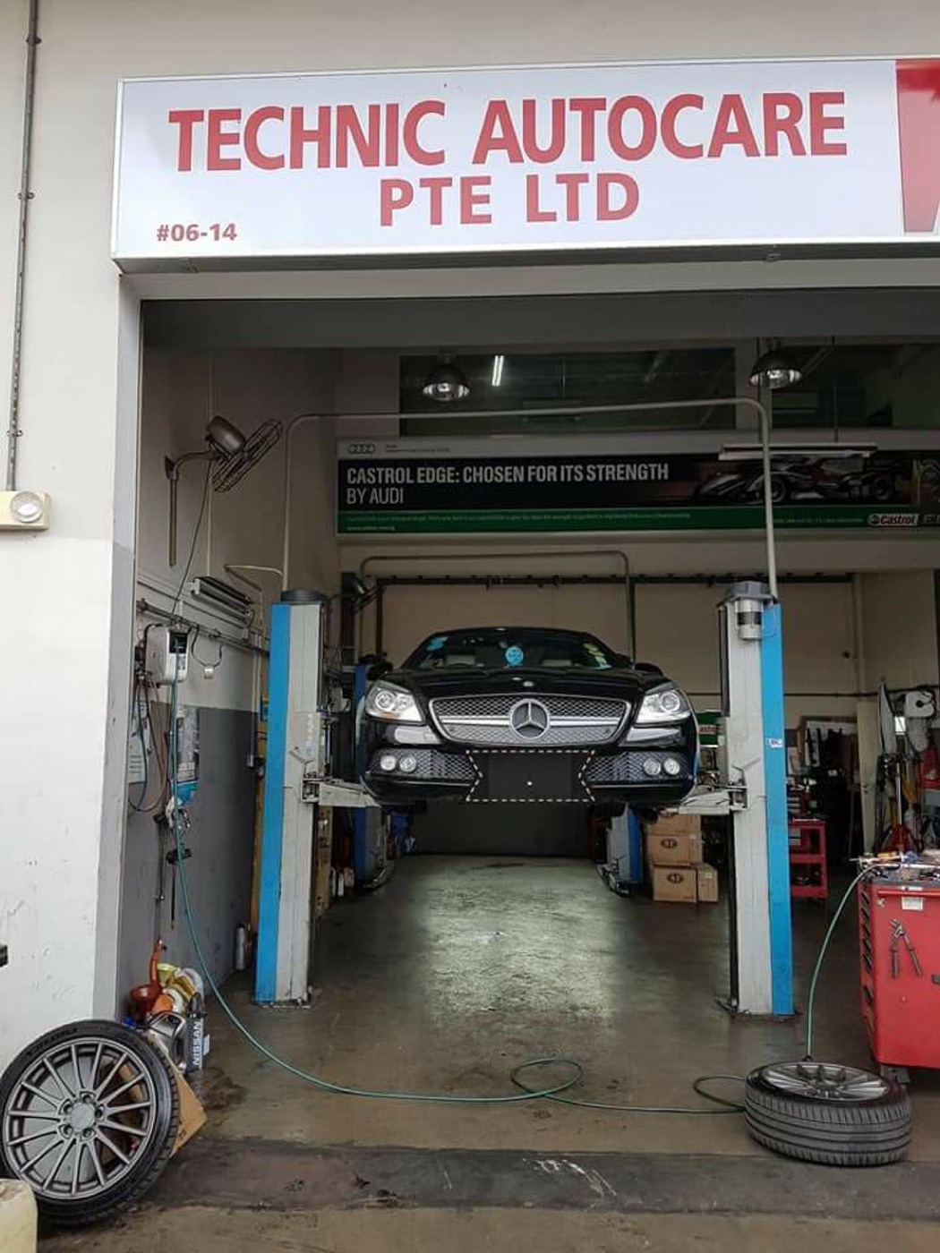 Technic Autocare — Shell Helix Ultra 5W-40 保养 $78, 是我们查证到新加坡维修厂公开价中最便宜的全合成机油配套