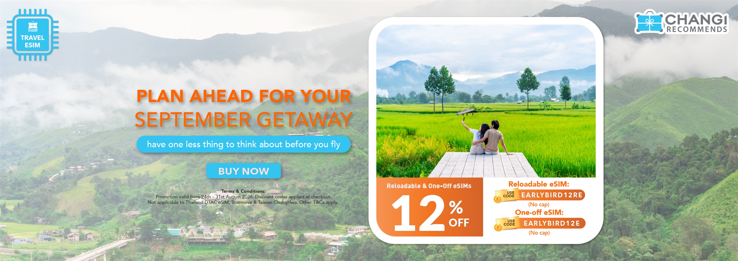 Changi Recommends: 本地选项,12% 折扣码有效至 2026 年 8 月 31 日