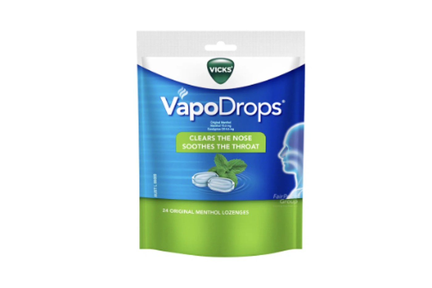 Vicks 薄荷润喉糖,$5